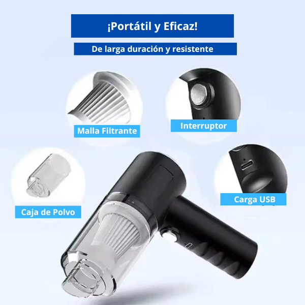 Aspirador Eléctrico Portátil