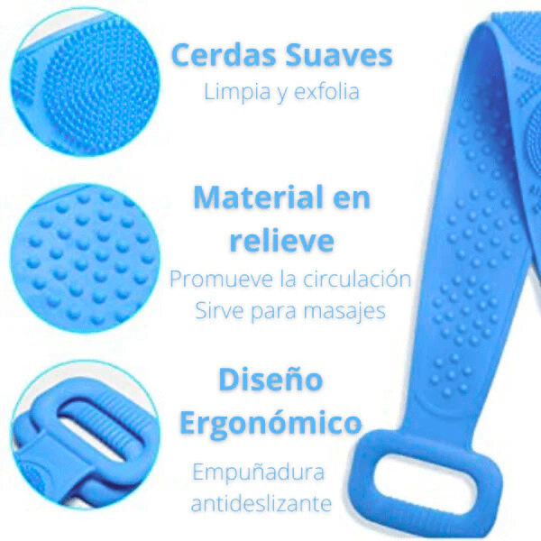 Cepillo FlexiSpa: Vuelve a disfrutar de tu ducha diaria, sin limitaciones.