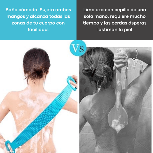 Cepillo FlexiSpa: Vuelve a disfrutar de tu ducha diaria, sin limitaciones.