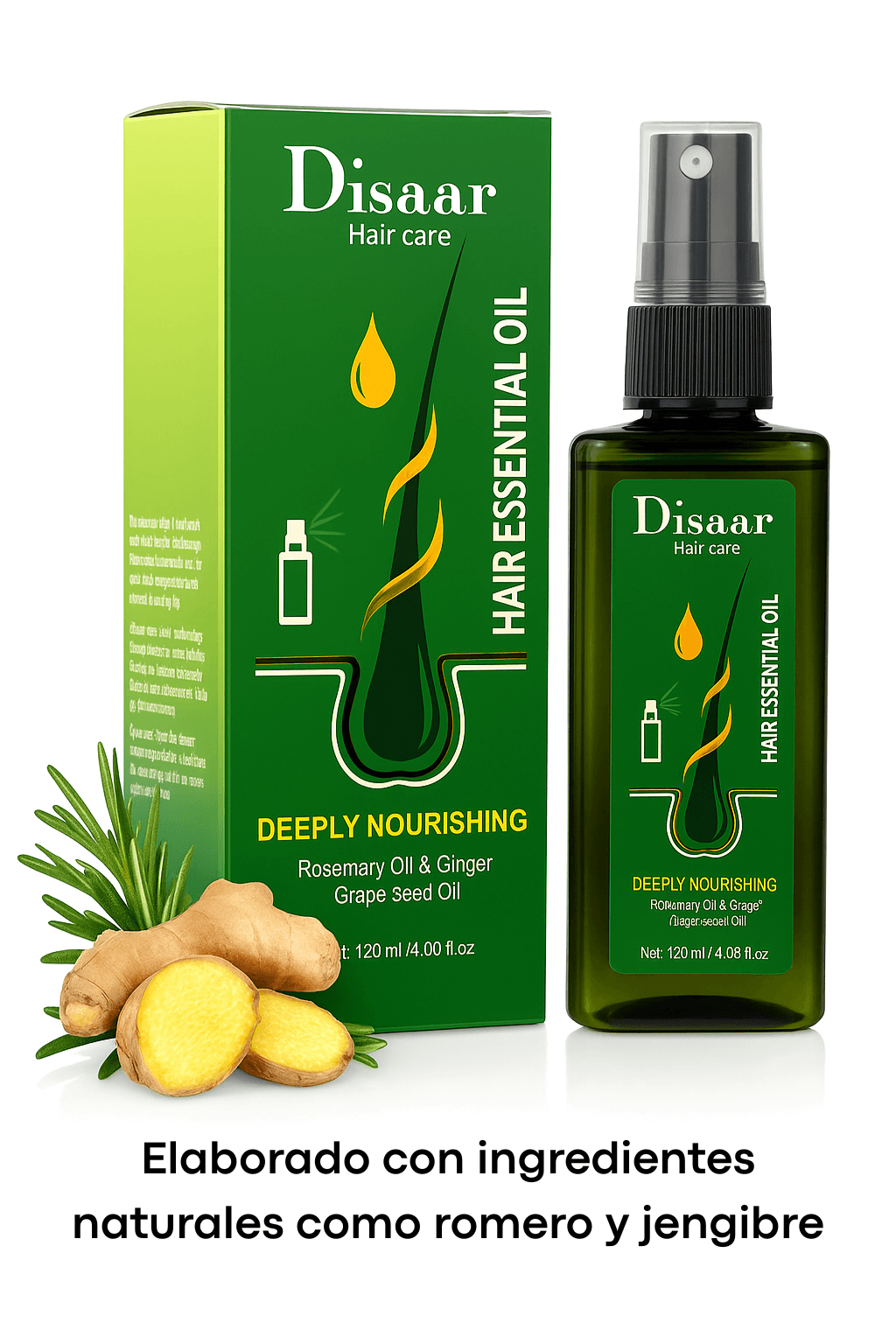 Aceite Capilar DISAAR: ¡No esperes a perder más cabello!