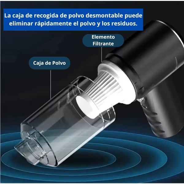 Aspirador Eléctrico Portátil
